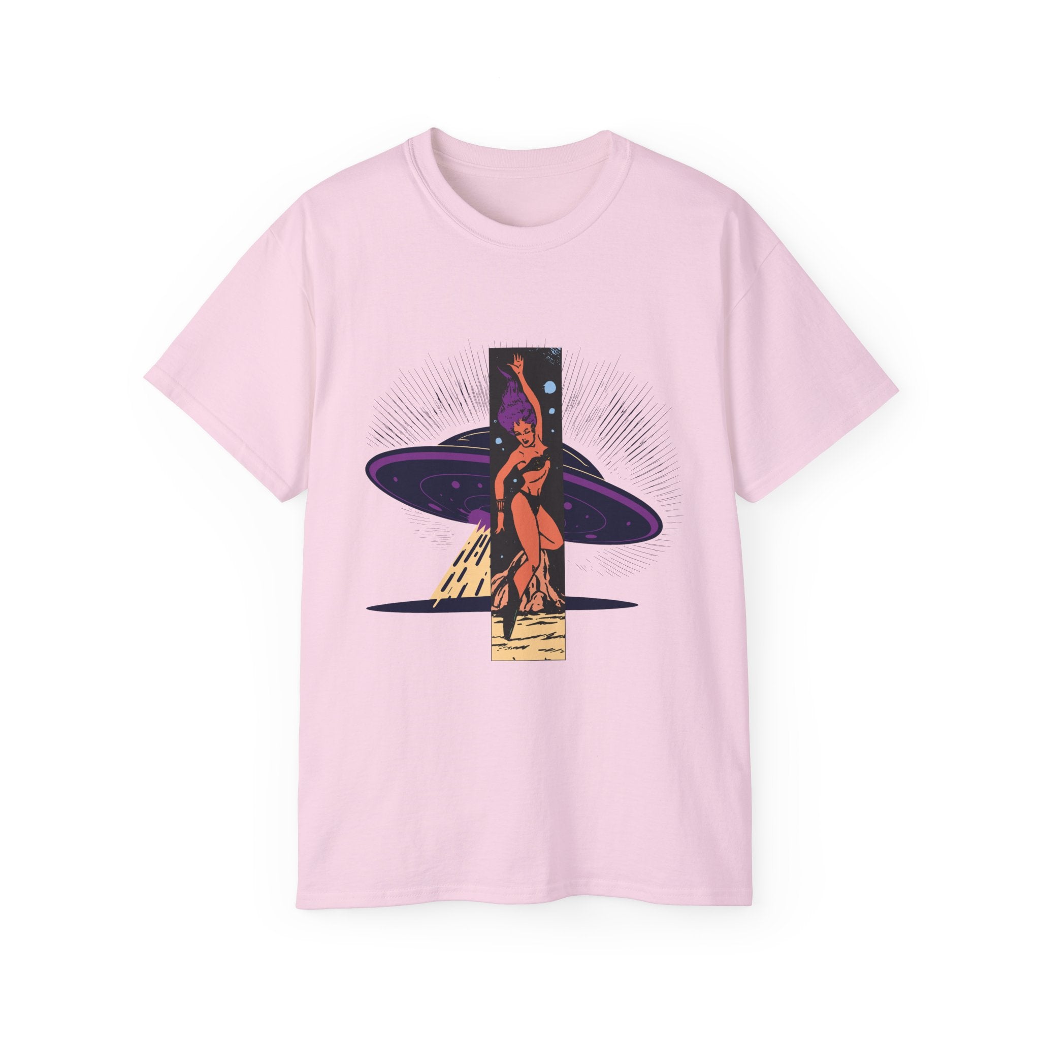 Space Warrior - Unisex Cotton Tee (Front) - Damned Threads